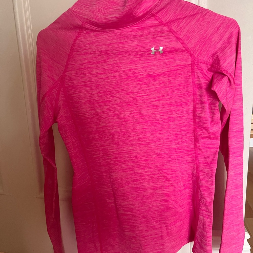 Under Armour Women's Vibrant Pink Long Sleeve Tee